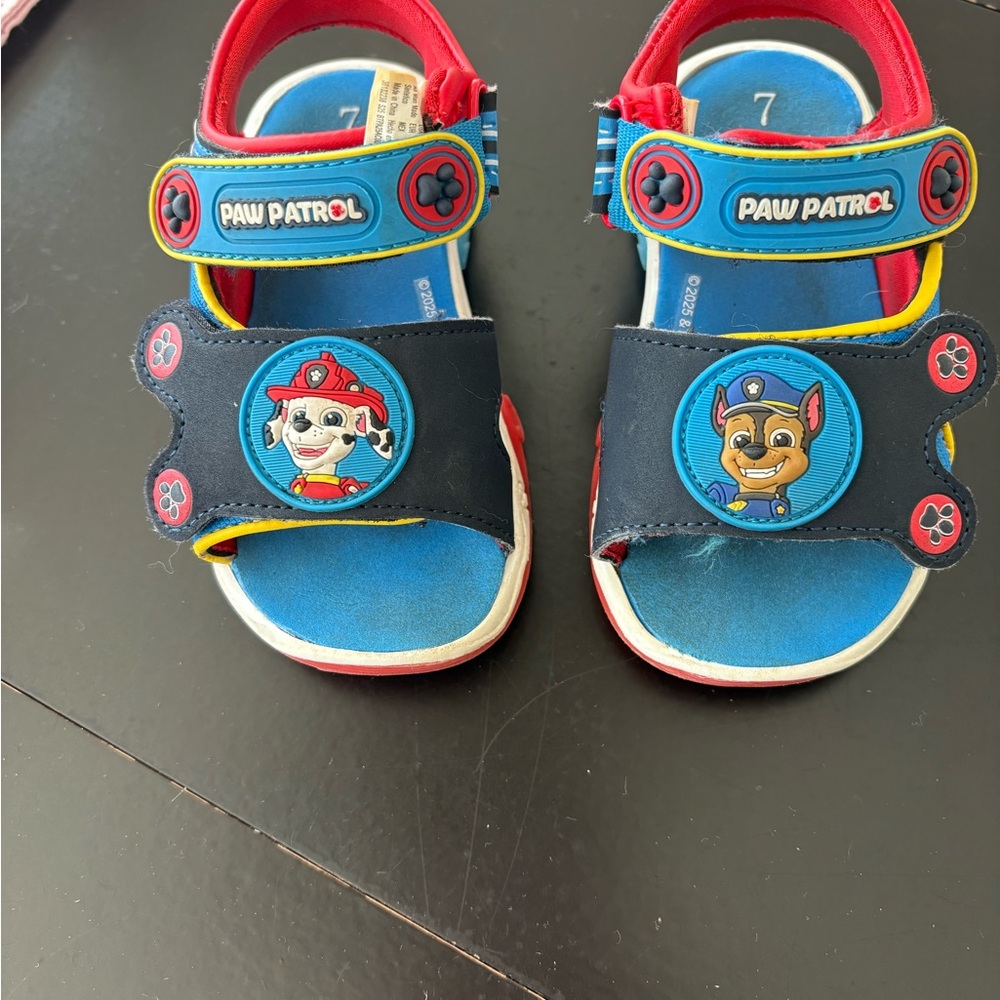 Paw Patrol Kids Sandals - Navy and Red